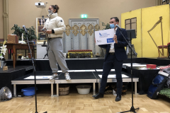 Frau Prof. Scholz von der Burg hält die Laudatio für den Siegerentwurf